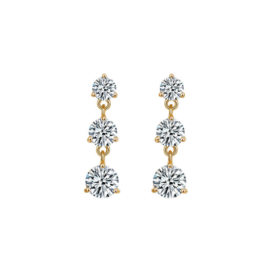 STUD PRINCESS EARRINGS - Vera Design
