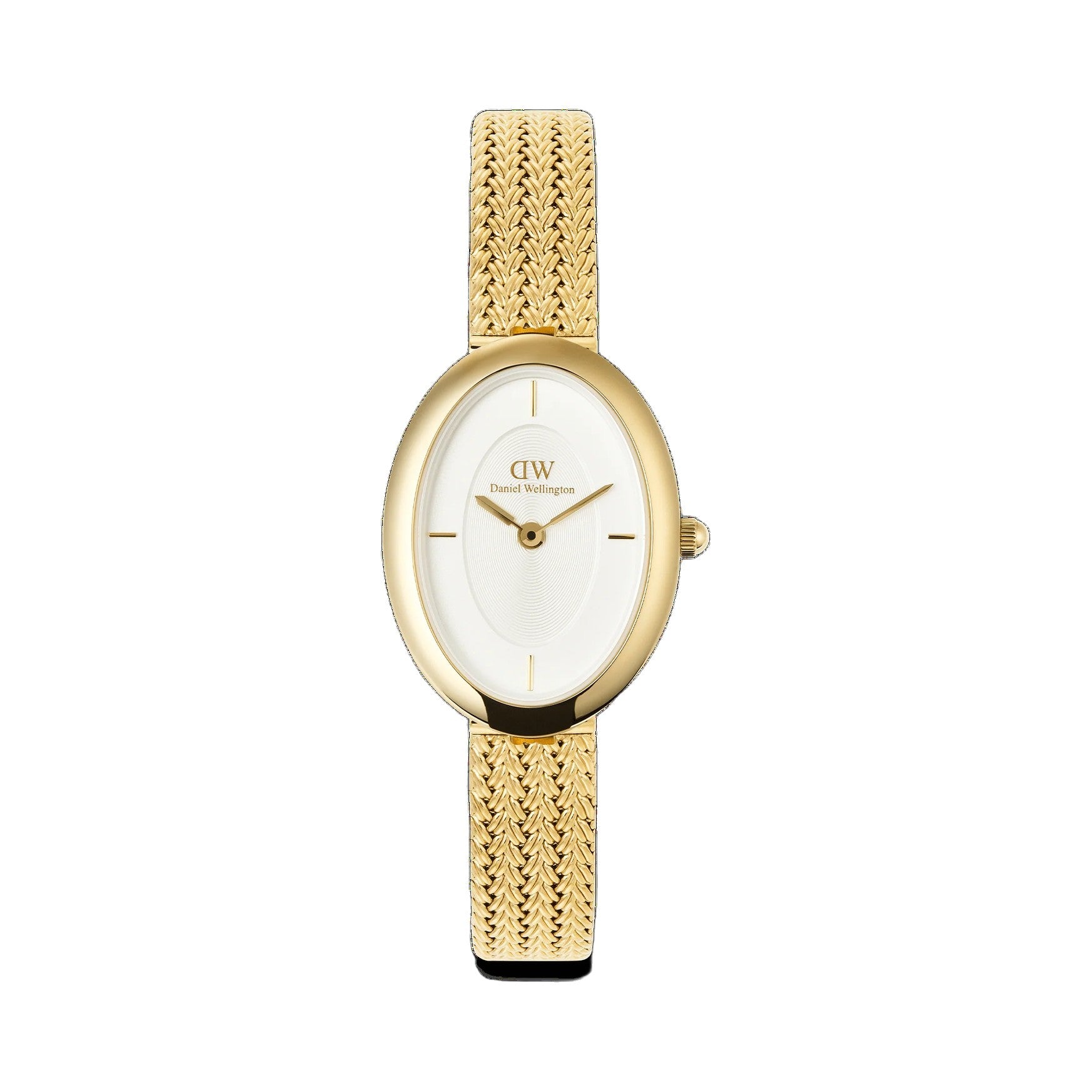 Daniel Wellington - Juliette Braided Mesh White Sunray Gold