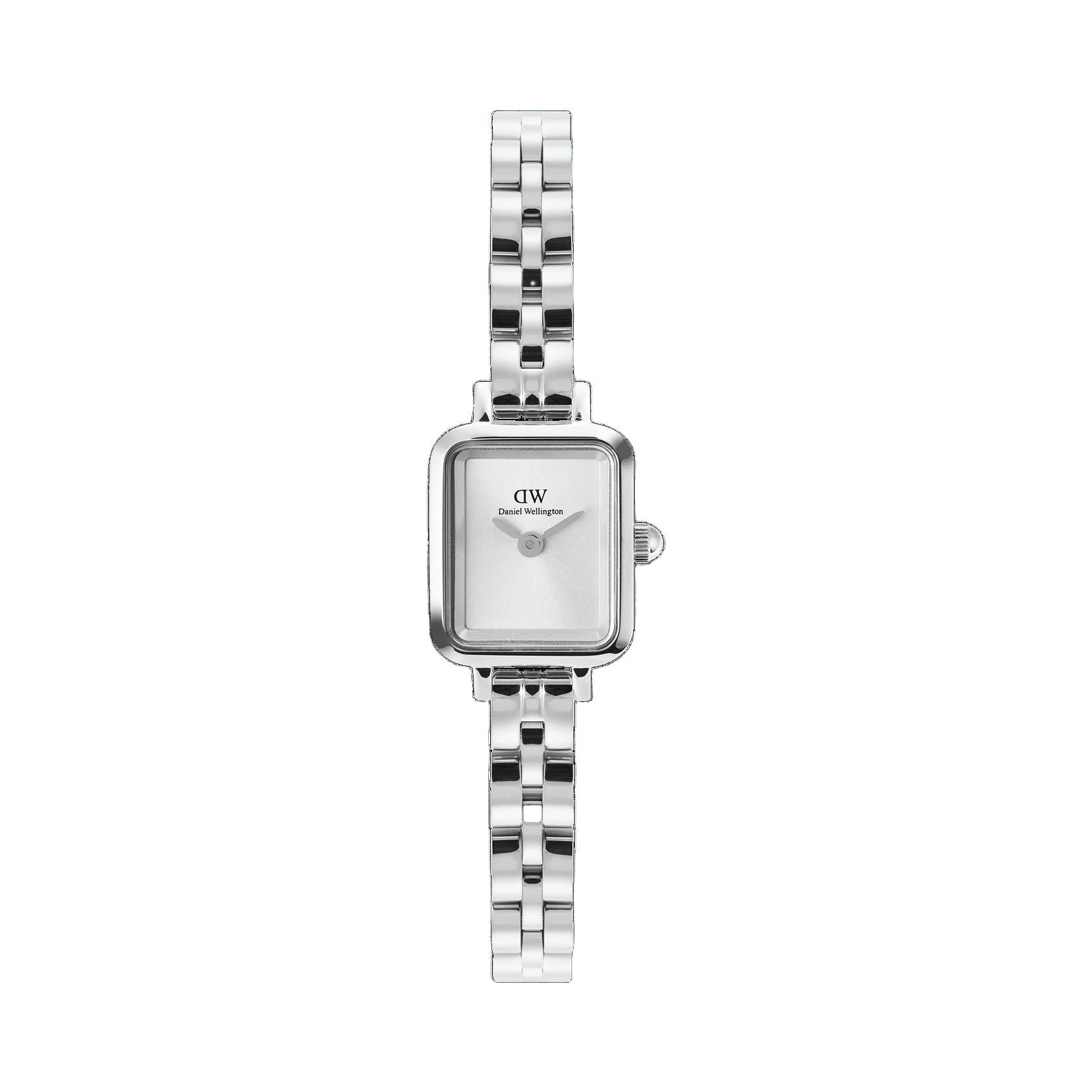 Daniel Wellington - Quadro Mini Arch 3-link White Sunray Silver