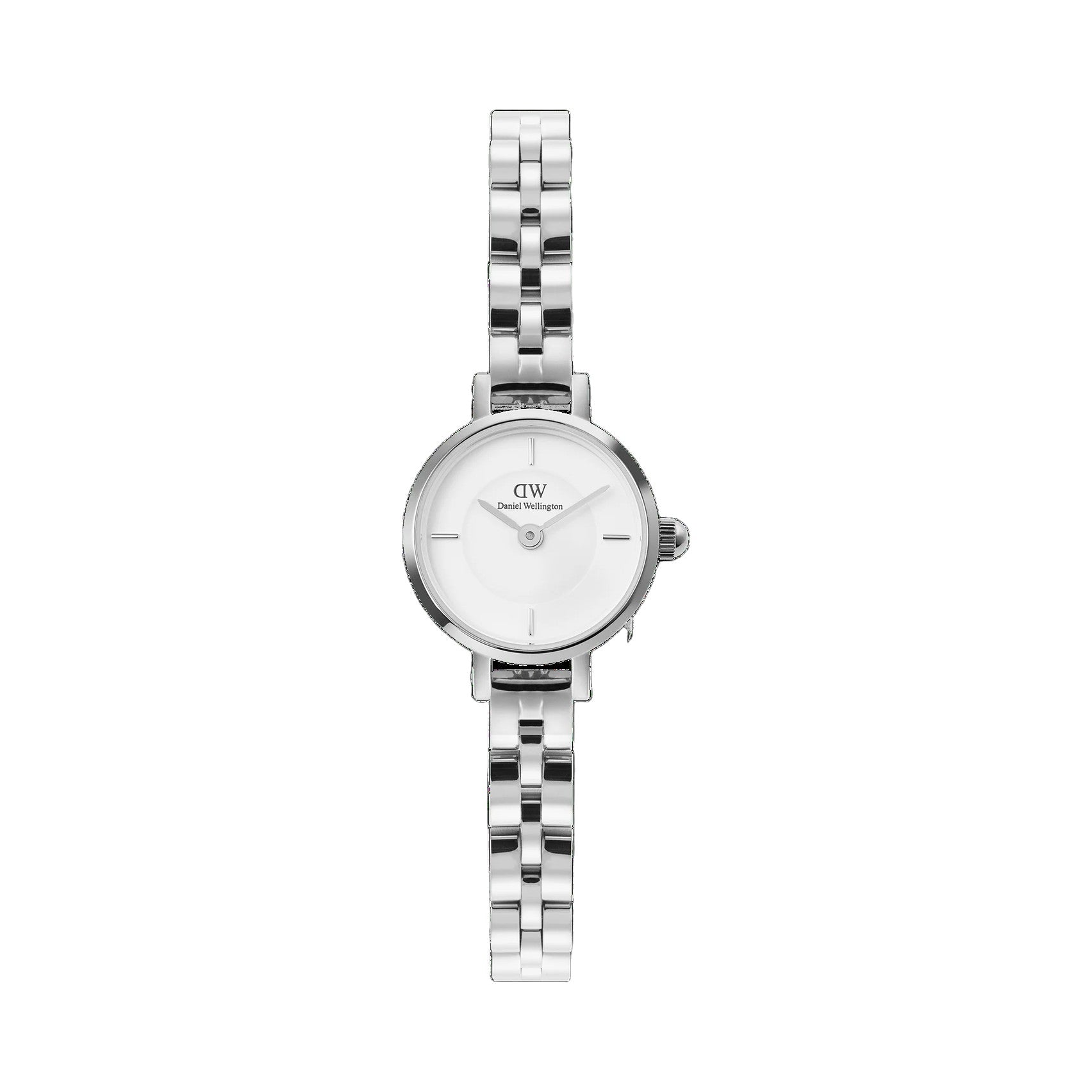 Daniel Wellington - Petite Mini Arch 3-link White Silver