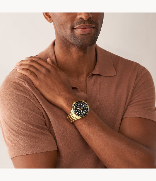 Fossil Blue GMT