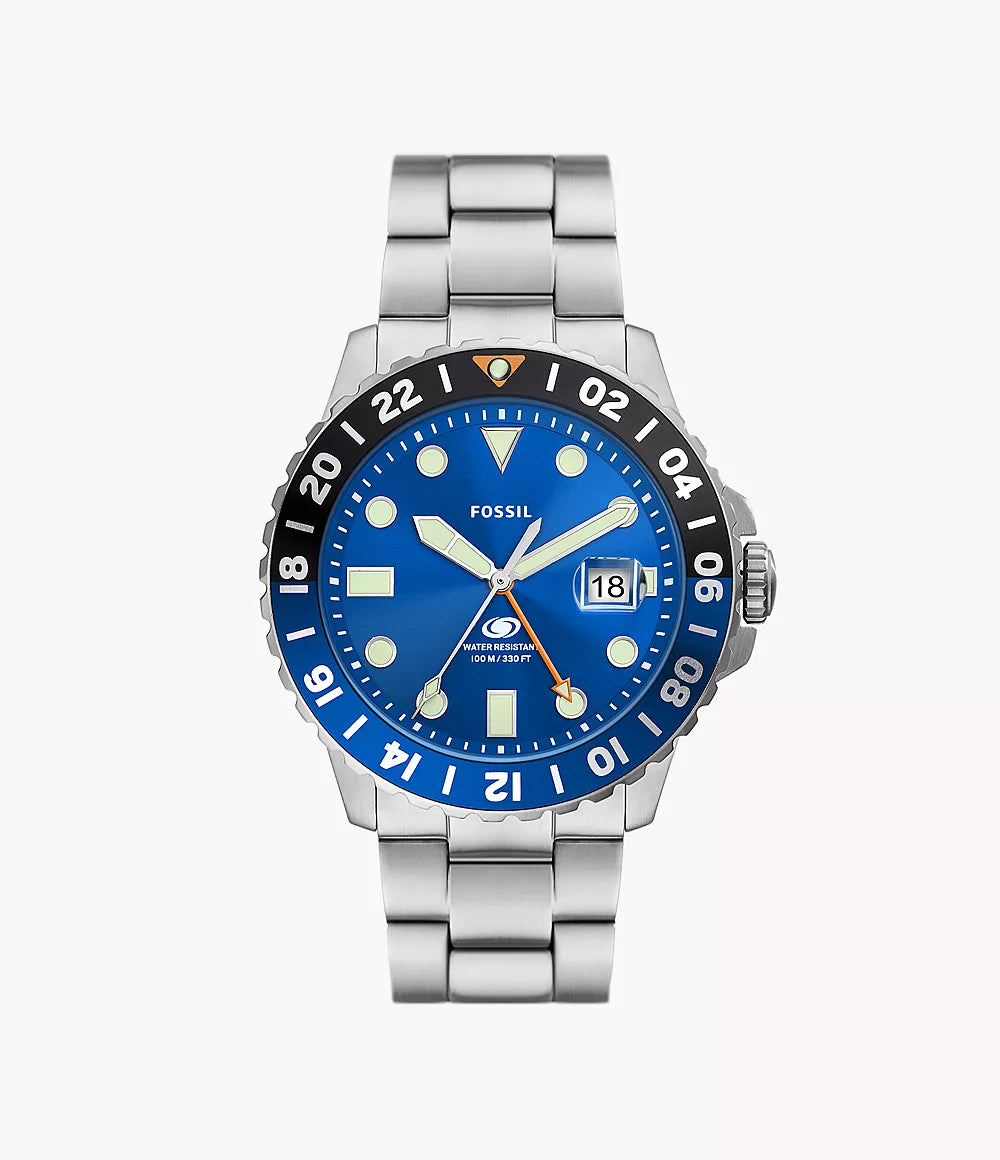 Fossil Blue GMT