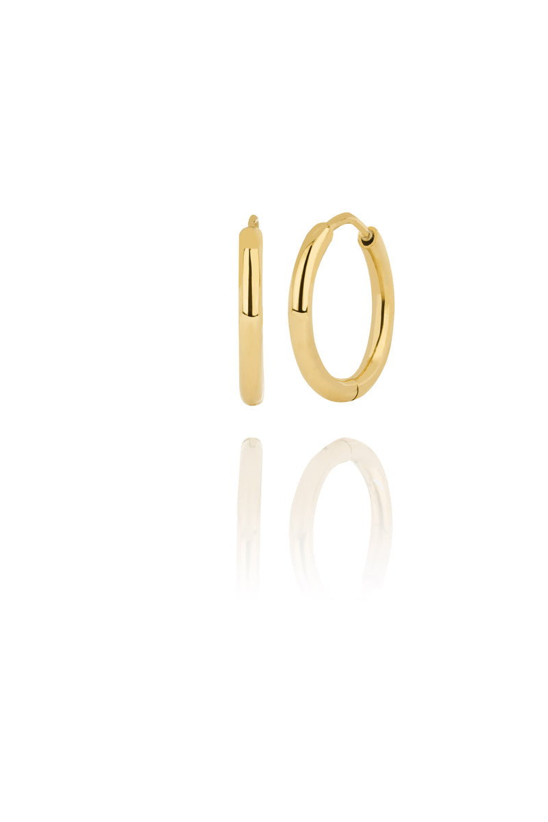 Golden Hoops Charm - Hlín Reykdal