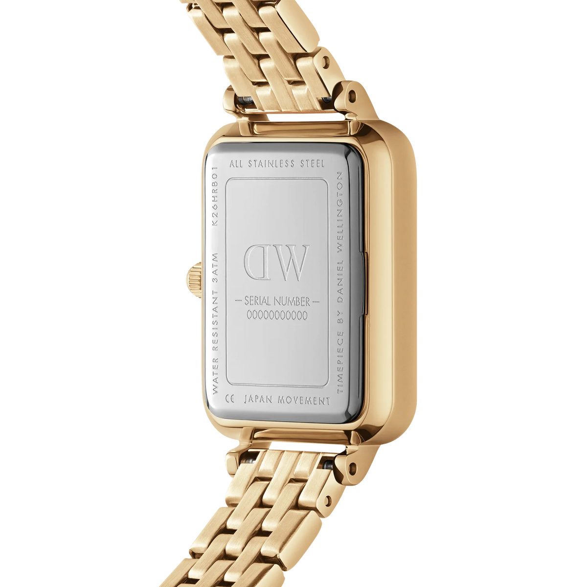Daniel Wellington Quadro Roman Numerals 5-Link