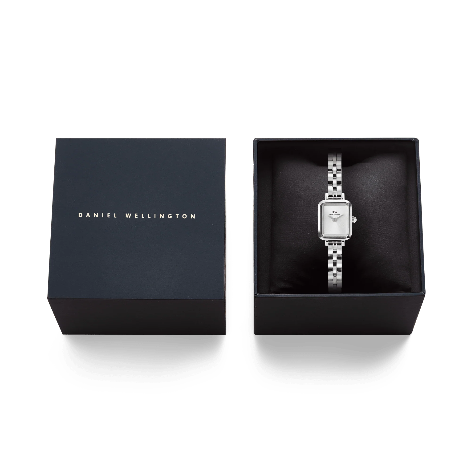 Daniel Wellington - Quadro Mini Arch 3-link White Sunray Silver