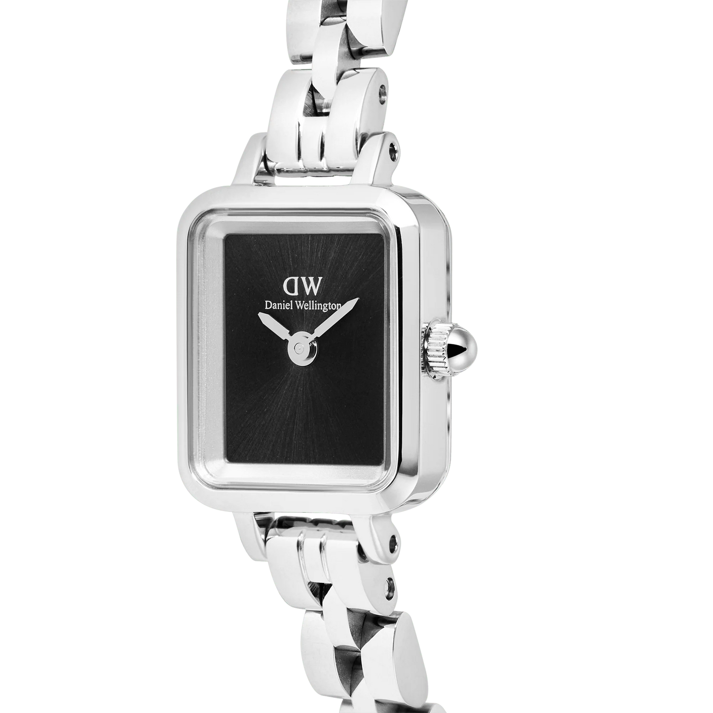 Daniel Wellington - Quadro Mini Arch 3-link Onyx Sunray Silver