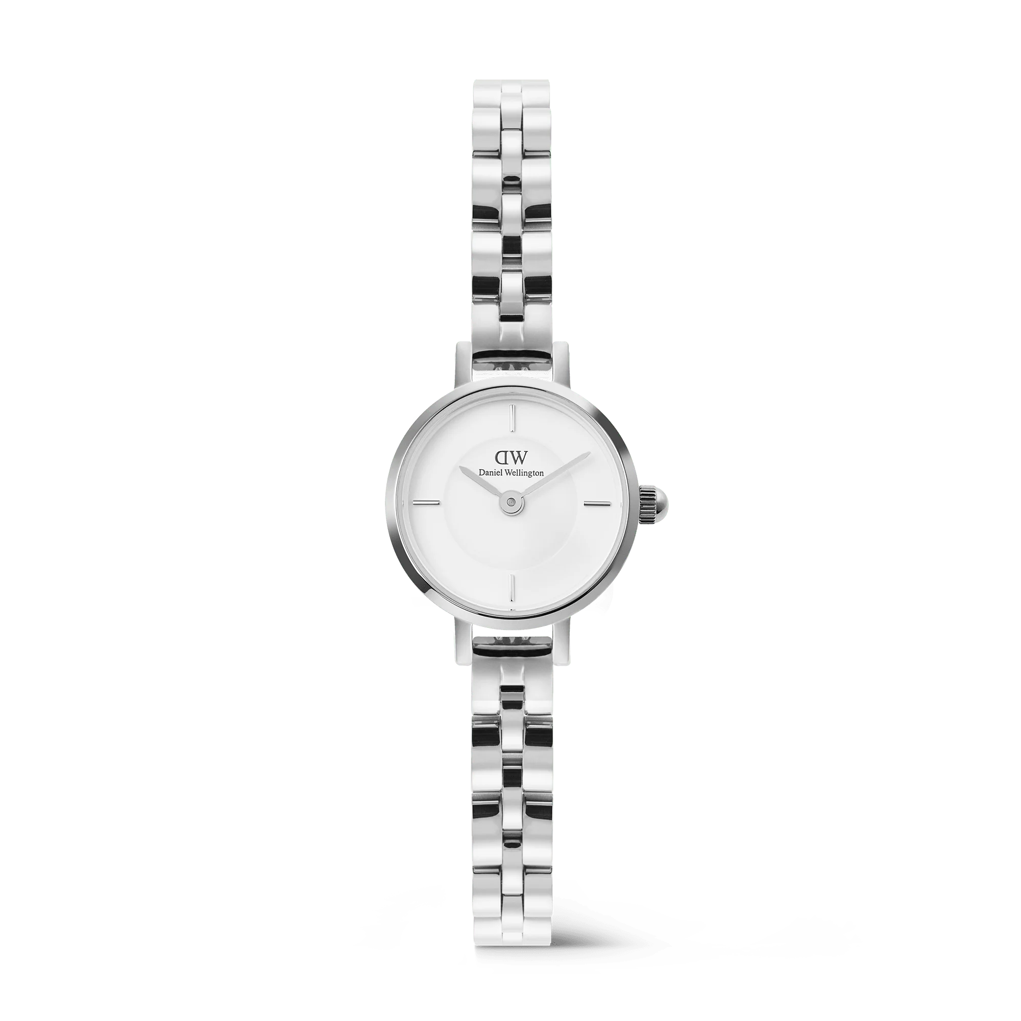 Daniel Wellington - Petite Mini Arch 3-link White Silver