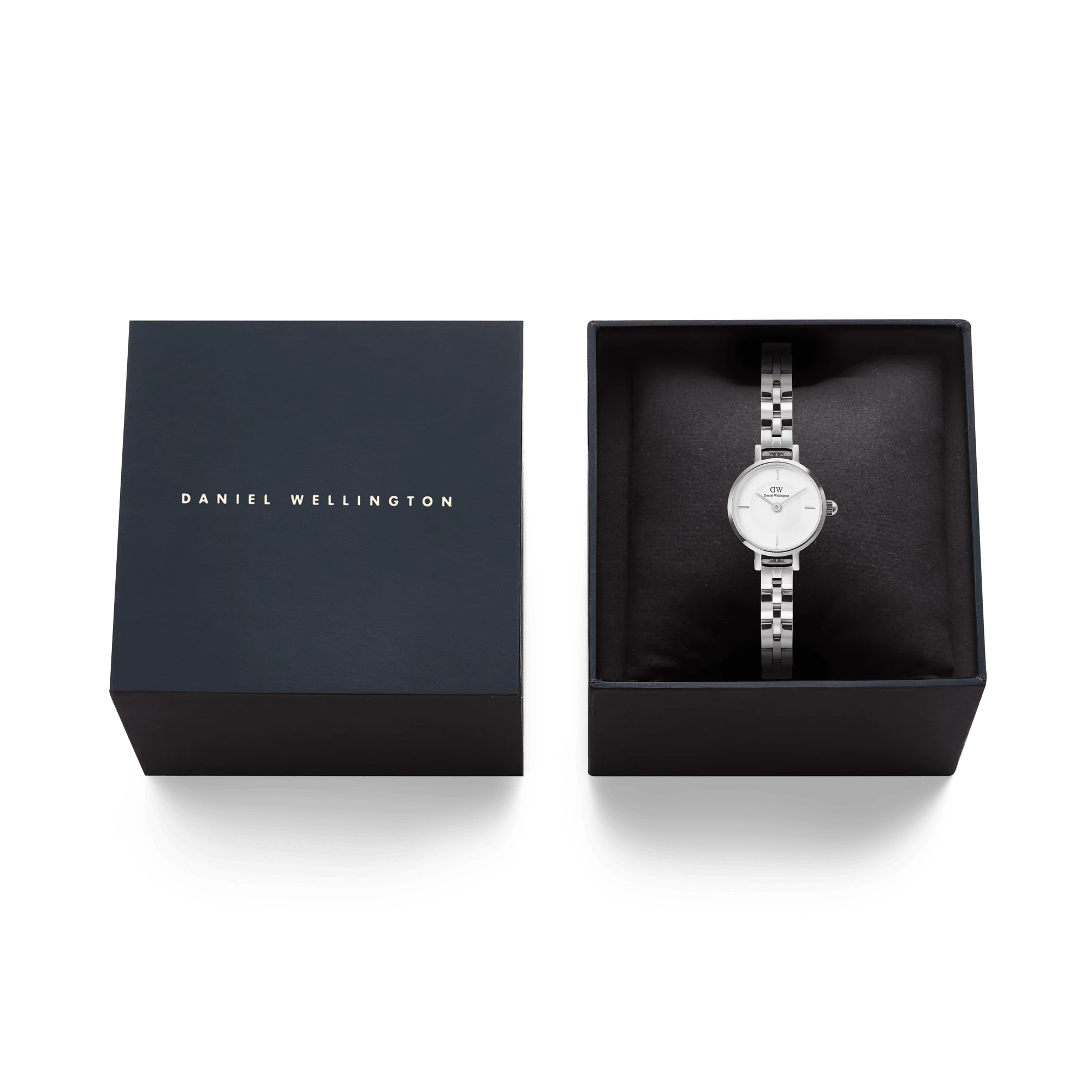 Daniel Wellington - Petite Mini Arch 3-link White Silver