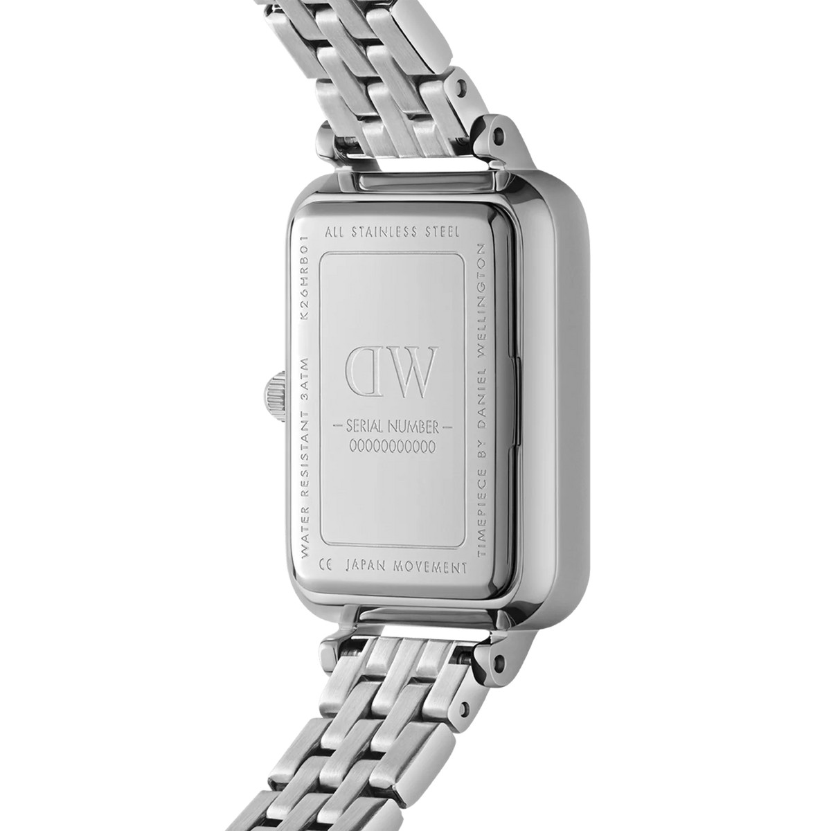 Daniel Wellington - Quadro Lumine Bezel 5-Link Arctic