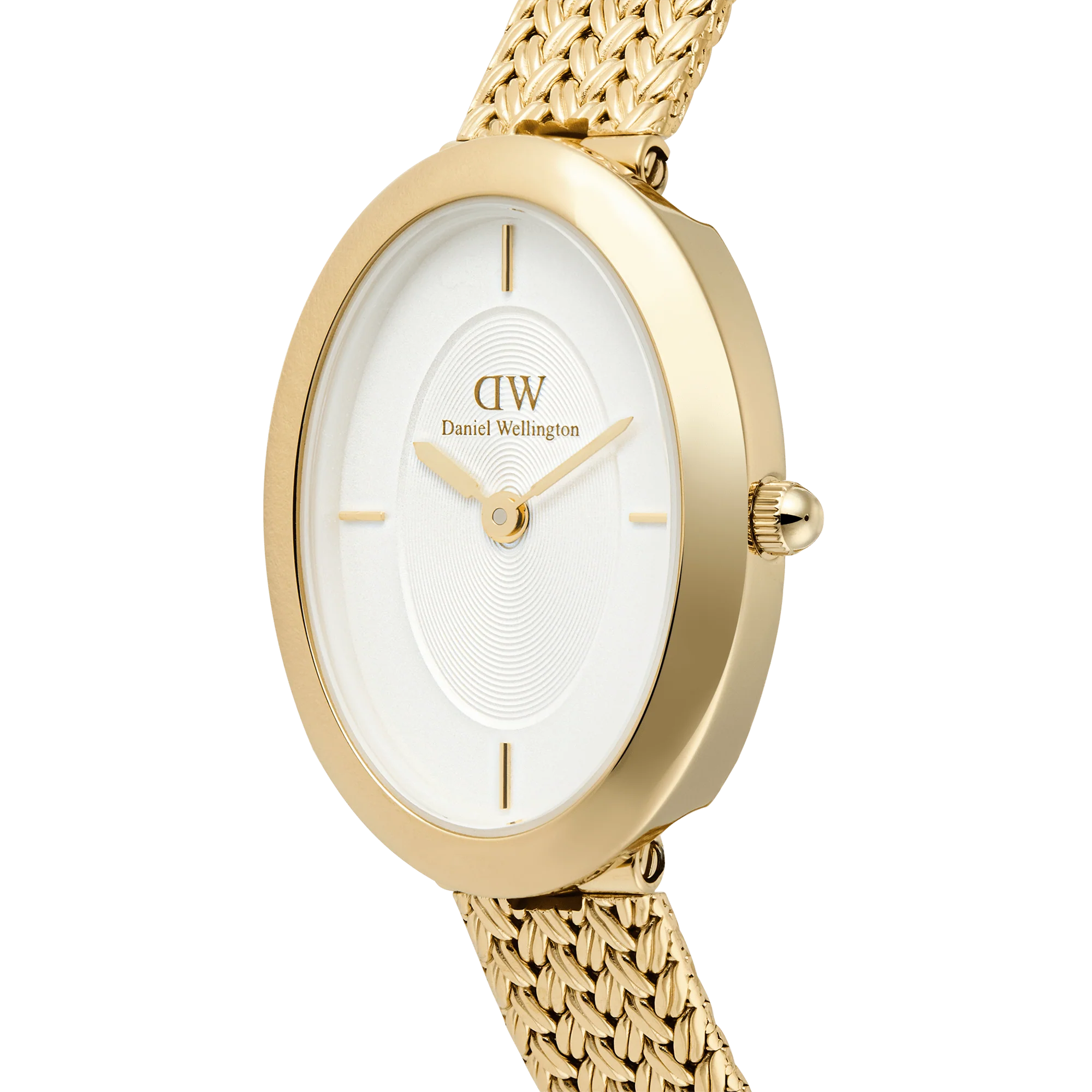 Daniel Wellington - Juliette Braided Mesh White Sunray Gold