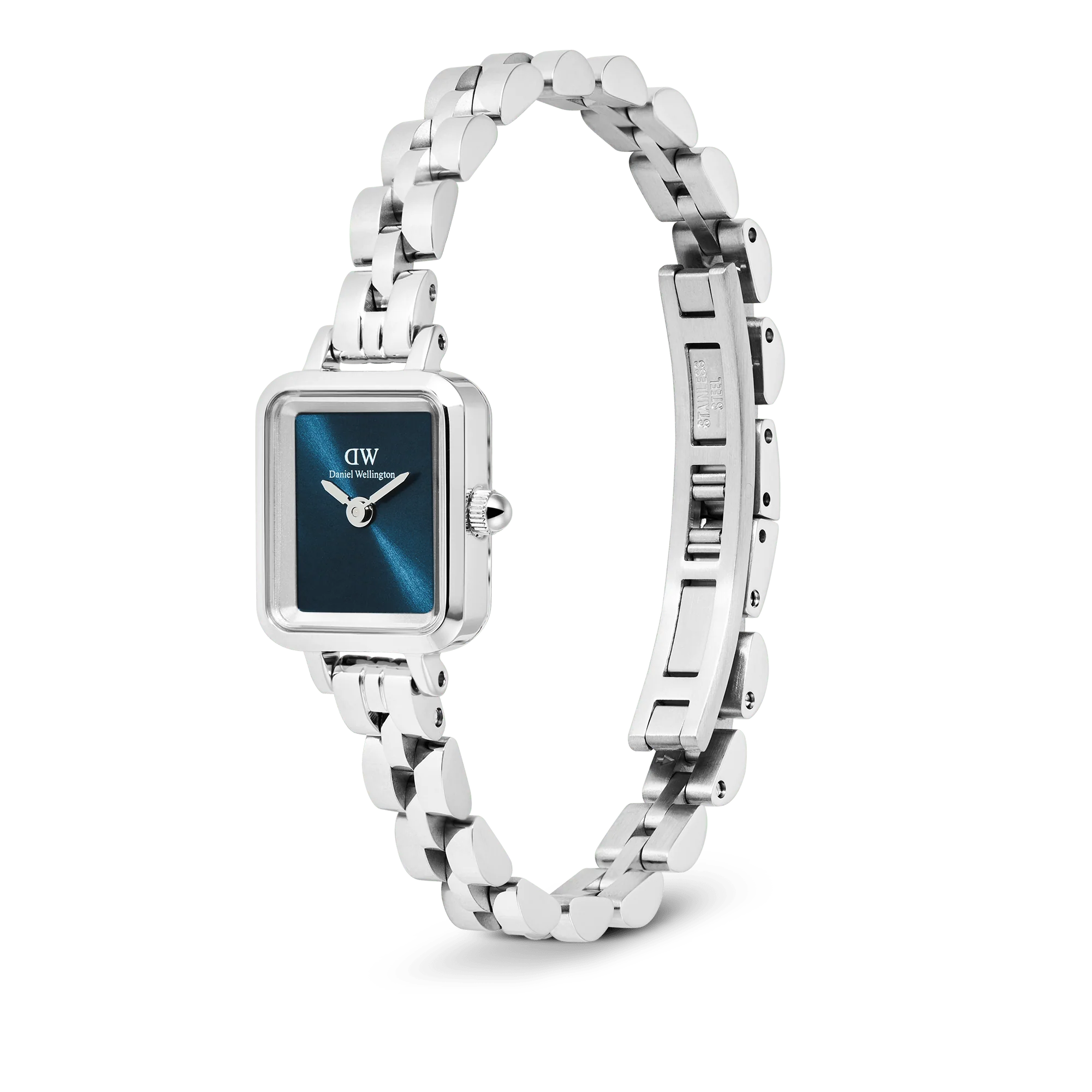 Daniel Wellington - Quadro Mini Arch 3-link Arctic Sunray Silver