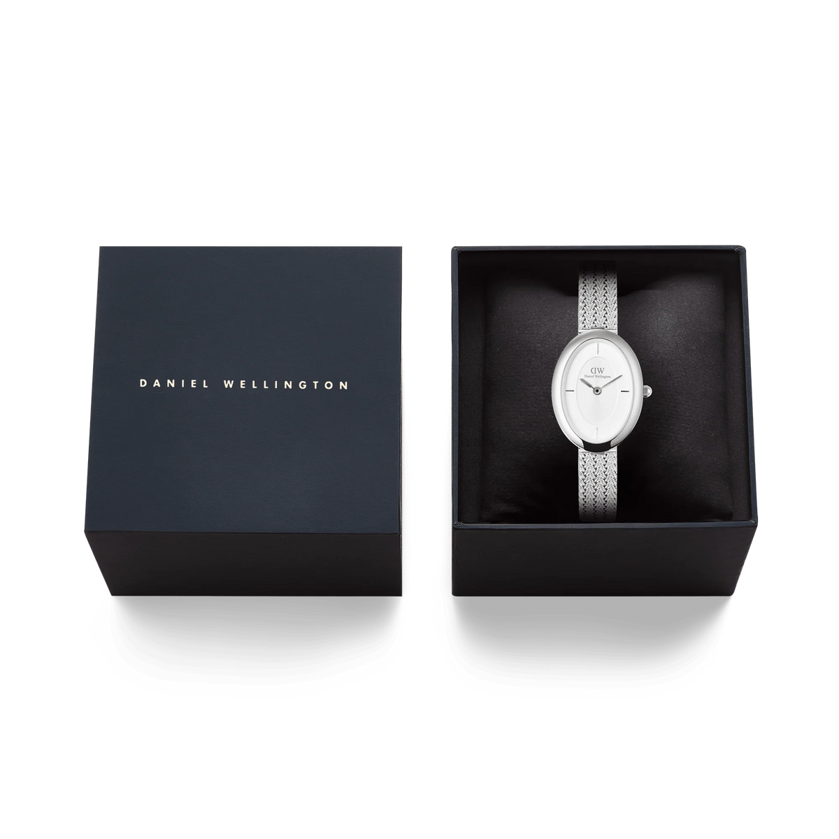 Daniel Wellington - Juliette Braided Mesh White Sunray